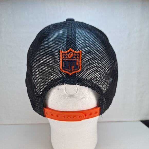 Denver Broncos New Era 9FIFTY Trucker/Mesh Hat Cap Snapback Black Orange - Picture 3 of 8